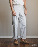 orSlow Regular Fit Brushed Serge Fatigue Pants - Ivory