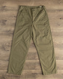orSlow Regular Fit Fatigue Pants - Army Green Ripstop