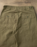 orSlow Regular Fit Fatigue Pants - Army Green Ripstop