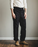 orSlow Regular Fit Fatigue Pants - Black (J61)