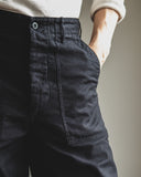 orSlow Regular Fit Fatigue Pants - Black (J61)