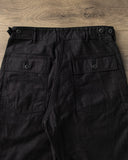 orSlow Regular Fit Fatigue Pants - Black (J61)