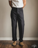 orSlow Regular Fit Fatigue Pants - Black Stone