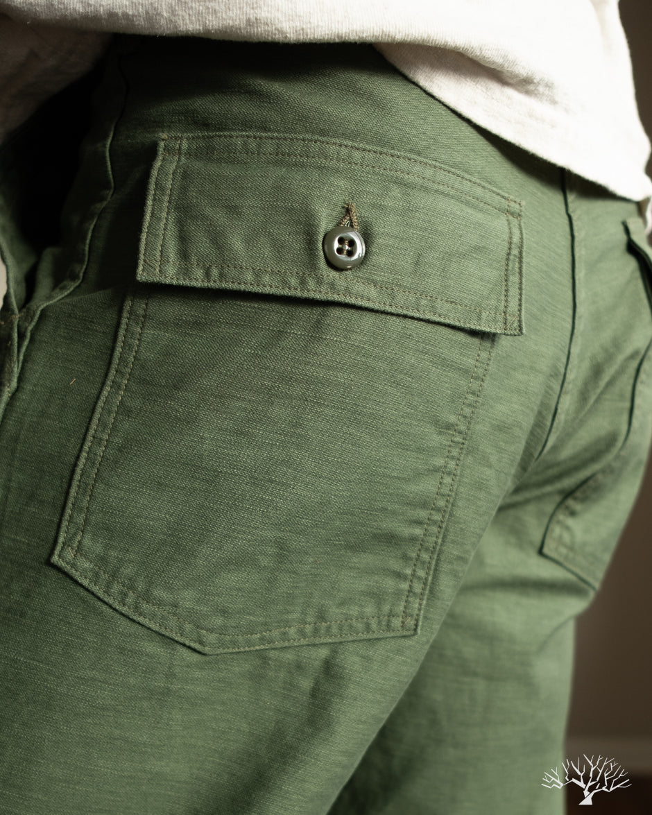 orSlow - Regular Fit Fatigue Pants - Green – Withered Fig