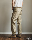 orSlow Regular Fit Fatigue Pants - Sand Beige