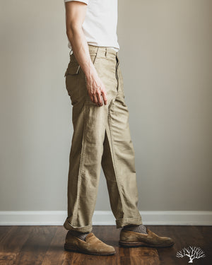 orSlow - Regular Fit Fatigue Pants - Sand Beige – Withered Fig