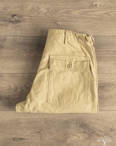 orSlow - Regular Fit Fatigue Pants - Sand Beige – Withered Fig