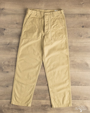 orslow US ARMY FATIGUE PANTS ベージュ S orSlow - Regular Fit Fatigue Pants - Sand Beige – Withered Fig