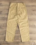 orSlow Regular Fit Fatigue Pants - Sand Beige
