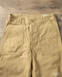 orSlow Regular Fit Fatigue Pants - Sand Beige