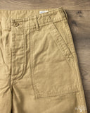orSlow Regular Fit Fatigue Pants - Sand Beige