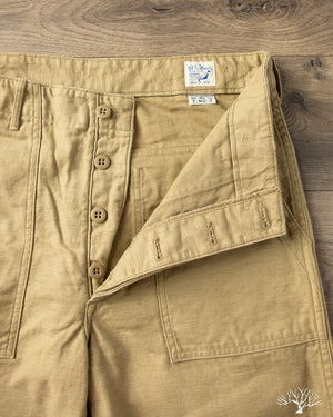 orSlow - Regular Fit Fatigue Pants - Sand Beige – Withered Fig