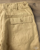 orSlow Regular Fit Fatigue Pants - Sand Beige
