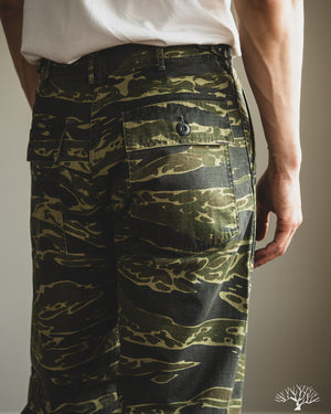 orslow ファティーグ orSlow - Regular Fit Fatigue Pants - Tiger Camo – Withered Fig