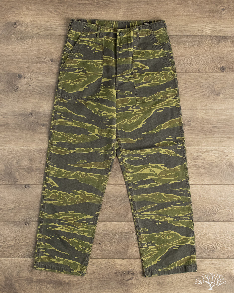 F*☆様 orSlow Fatigue Pants Size:3 orSlow - Regular Fit Fatigue Pants - Tiger Camo – Withered Fig