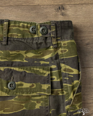 orSlow - Regular Fit Fatigue Pants - Tiger Camo – Withered Fig