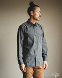 orSlow Relaxed Fit Chambray Work Shirt - Gray