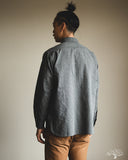orSlow Relaxed Fit Chambray Work Shirt - Gray