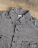 orSlow Relaxed Fit Chambray Work Shirt - Gray