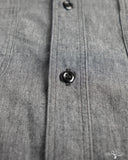 orSlow Relaxed Fit Chambray Work Shirt - Gray