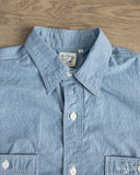 orSlow Relaxed Fit Chambray Work Shirt - Hickory