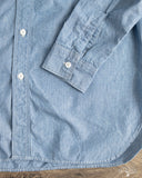 orSlow Relaxed Fit Chambray Work Shirt - Hickory