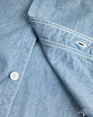 orSlow - Relaxed Fit Chambray Work Shirt - Hickory – Withered Fig