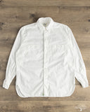 orSlow Relaxed Fit Chambray Work Shirt - White