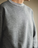 orSlow Relaxed Fit Densely Knit Sweatshirt - Charcoal Grey