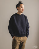 orSlow Relaxed Fit Densely Knit Sweatshirt - Dark Navy
