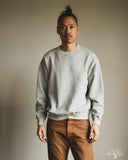orSlow Relaxed Fit Densely Knit Sweatshirt - Heather Grey