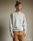orSlow Relaxed Fit Densely Knit Sweatshirt - Heather Grey
