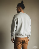 orSlow Relaxed Fit Densely Knit Sweatshirt - Heather Grey