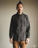 orSlow Relaxed Fit Melange Flannel Shirt - Gray Check
