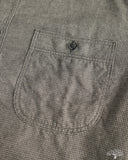 orSlow Relaxed Fit Melange Flannel Shirt - Gray Check