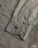 orSlow Relaxed Fit Melange Flannel Shirt - Gray Check