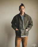 orSlow Relaxed Fit Oxford Coverall - Army Green