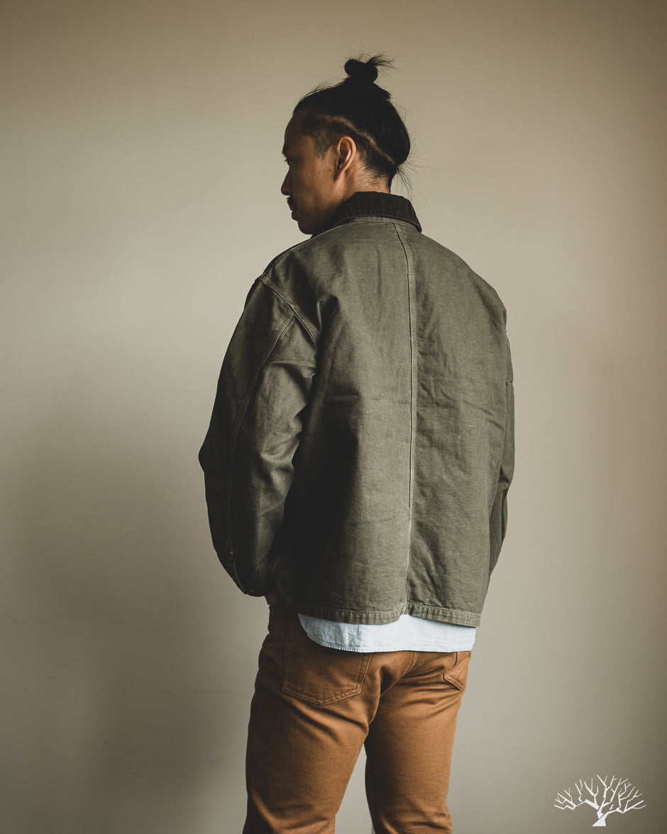 orSlow - Relaxed Fit Oxford Coverall - Army Green – Withered Fig orSlow - Relaxed Fit Oxford Coverall - Army Green – Withered Fig