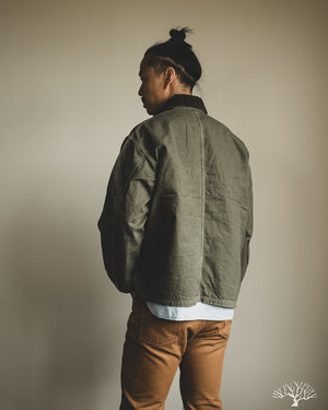 orSlow オアスロウ VINTACEFITARMYTROWSERS orSlow - Relaxed Fit Oxford Coverall - Army Green – Withered Fig