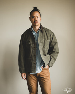 orSlow - Relaxed Fit Oxford Coverall - Army Green – Withered Fig