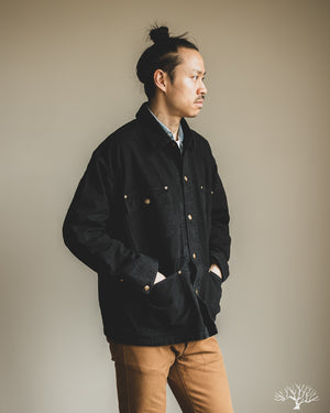 orSlow - Relaxed Fit Oxford Coverall - Black – Withered Fig