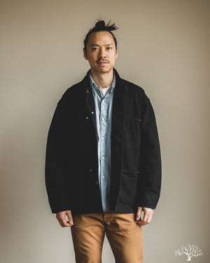 orSlow - Relaxed Fit Oxford Coverall - Black – Withered Fig orSlow - Relaxed Fit Oxford Coverall - Black – Withered Fig