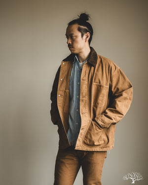 orSlow - Relaxed Fit Oxford Coverall - Brown – Withered Fig