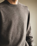 orSlow Simple Crewneck Sweater - Brown Wool