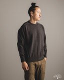 orSlow Simple Crewneck Sweater - Brown Wool