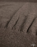 orSlow Simple Crewneck Sweater - Brown Wool