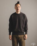 orSlow Simple Crewneck Sweater - Brown Wool
