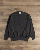 orSlow Simple Crewneck Sweater - Charcoal Gray Wool