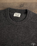 orSlow Simple Crewneck Sweater - Charcoal Gray Wool