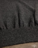 orSlow Simple Crewneck Sweater - Charcoal Gray Wool